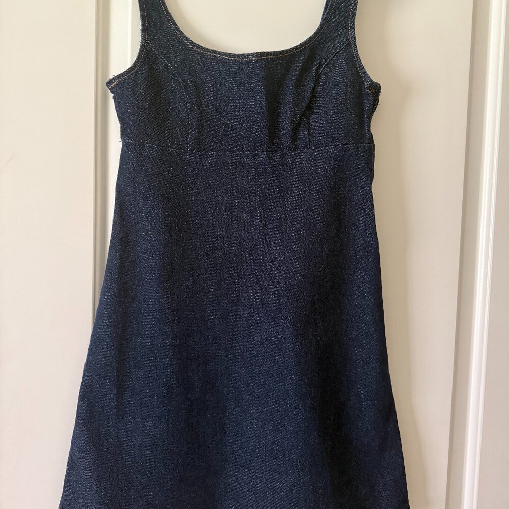Denim Pinafore Dress